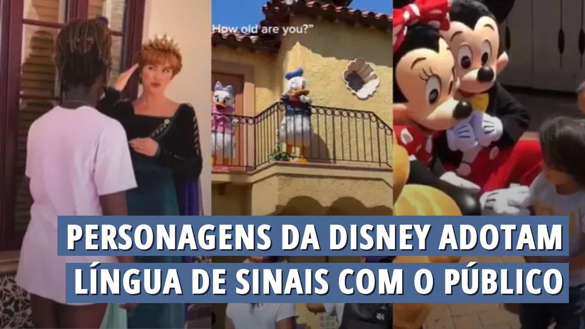 Disney adota língua de sinais com o público