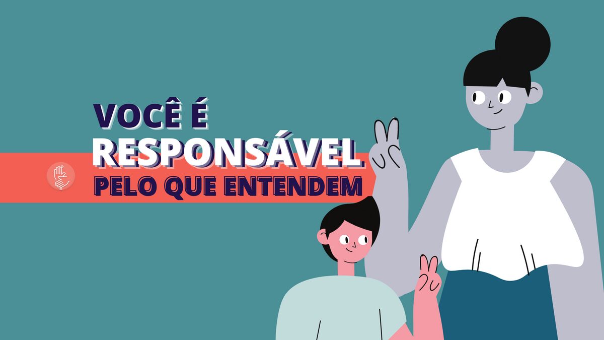 Mãos sinalizando em Libras, simbolizando comunicação acessível