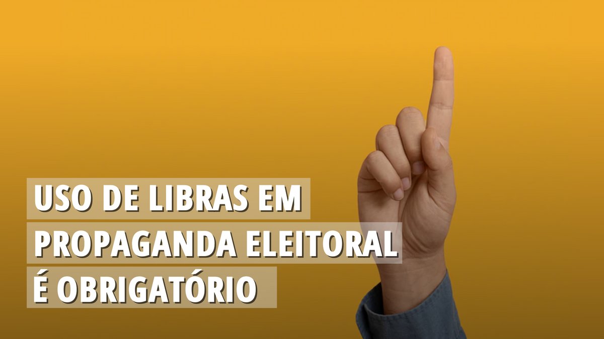Imagem ilustrativa do post: Uso de Libras em propaganda eleitoral é obrigatório