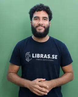 Joab, intérprete de Libras
