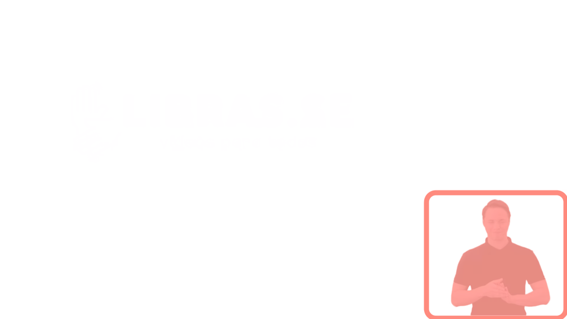 Janela do intérprete Libras.se com margem lateral — pronto para composição na timeline
